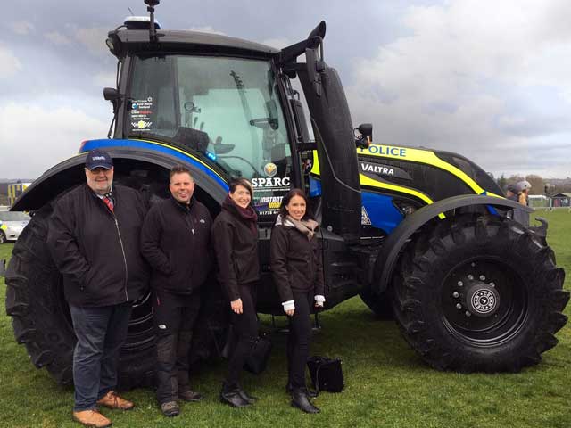 SPARC tractor, Police Tractor, Hamilton Ross Group, rural crime, Scotland